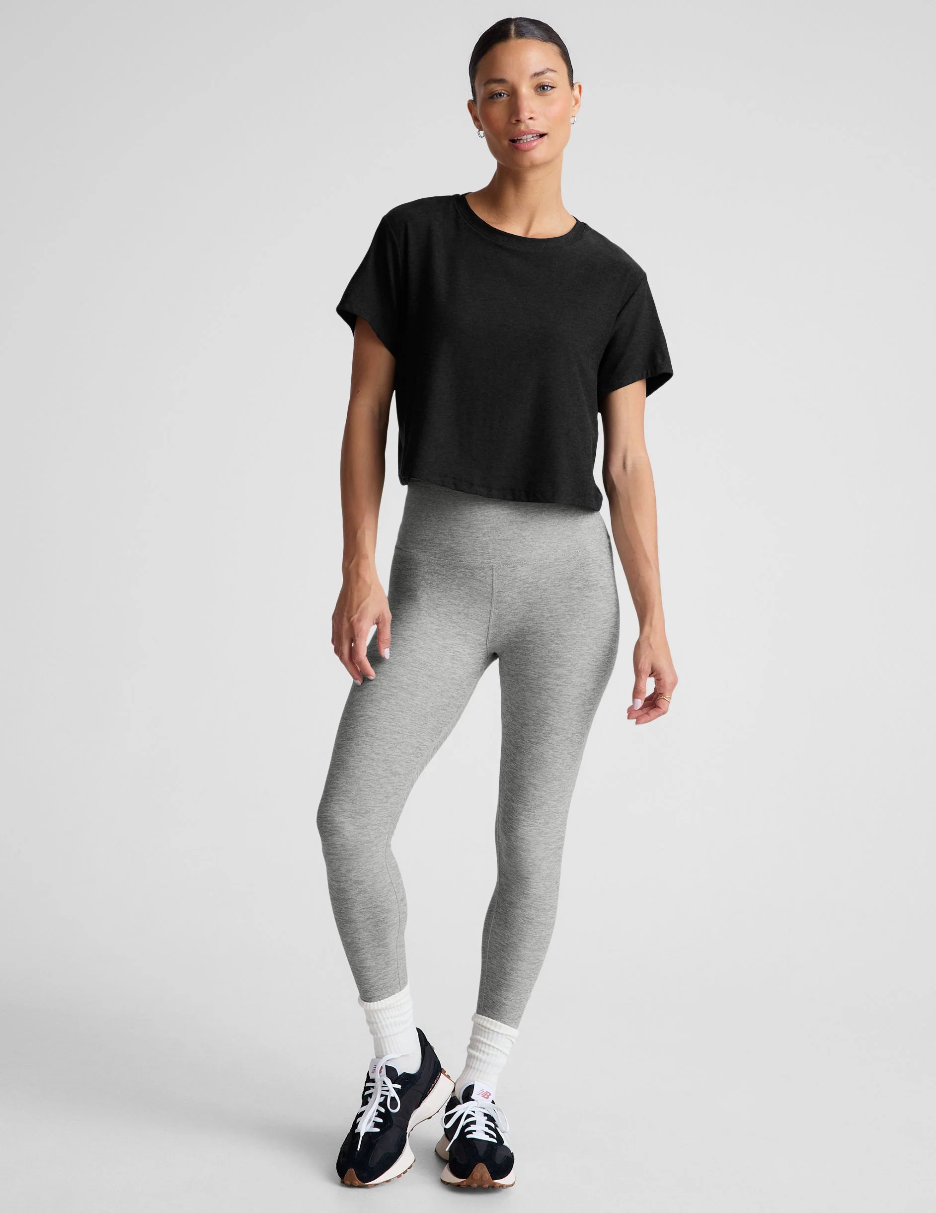 Featherweight Supreme Cropped Tee - DRKNT