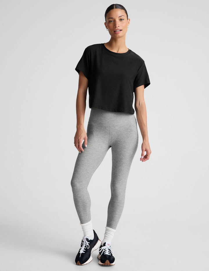 Featherweight Supreme Cropped Tee - DRKNT