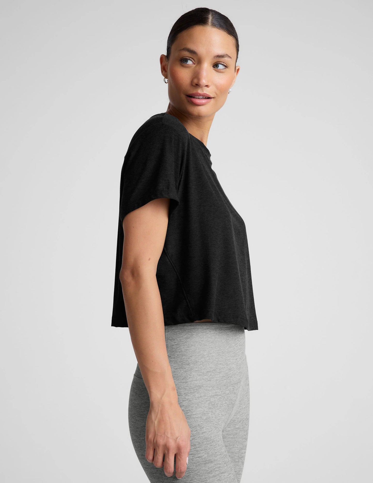 Featherweight Supreme Cropped Tee - DRKNT