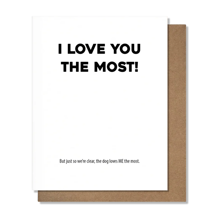 Loves Me Dog - Love Card