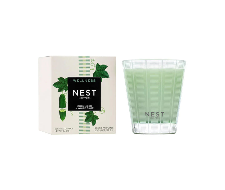 Classic Candle - Cucumber and White Sage
