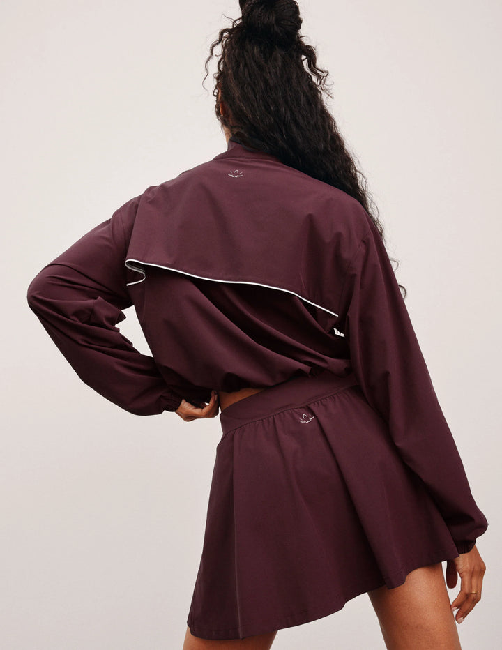 Track Jacket - Black Cherry