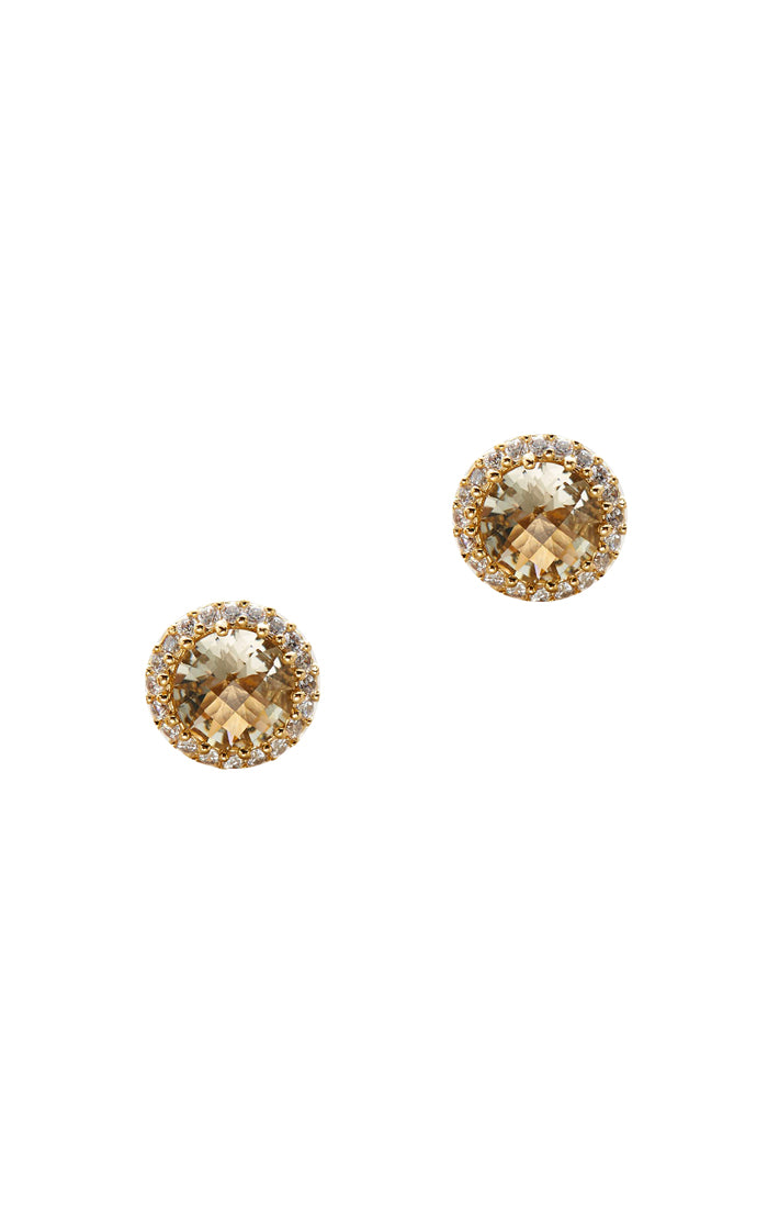 Stone Stud with CZ