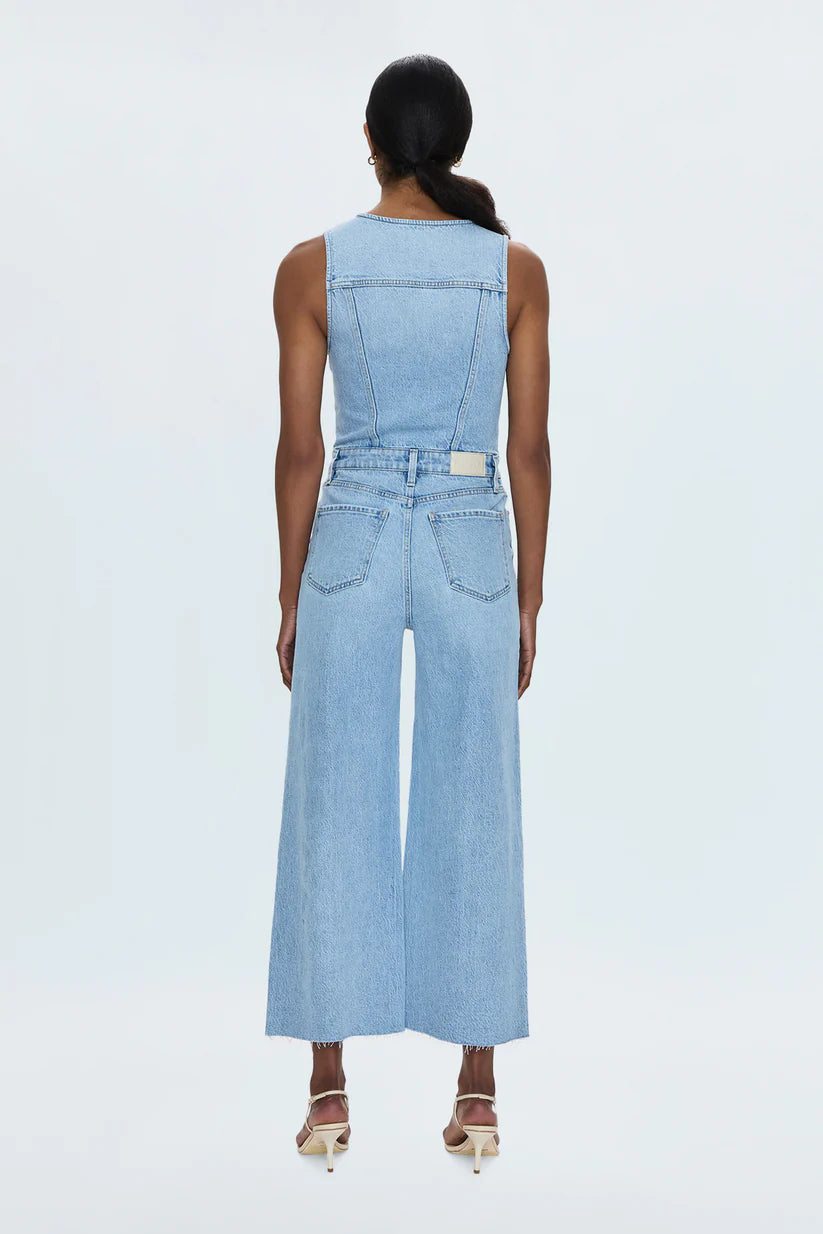 Aria Cropped Fitted Jumpsuit