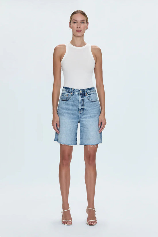 Kaylee High Rise Pinched Loose Short - Boulder