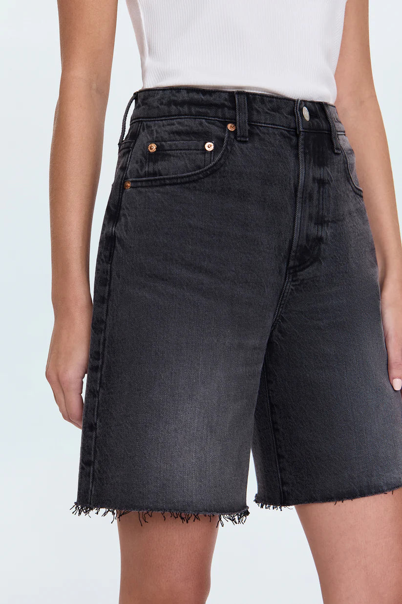 Kaylee High Rise Pinched Loose Short - After Hours
