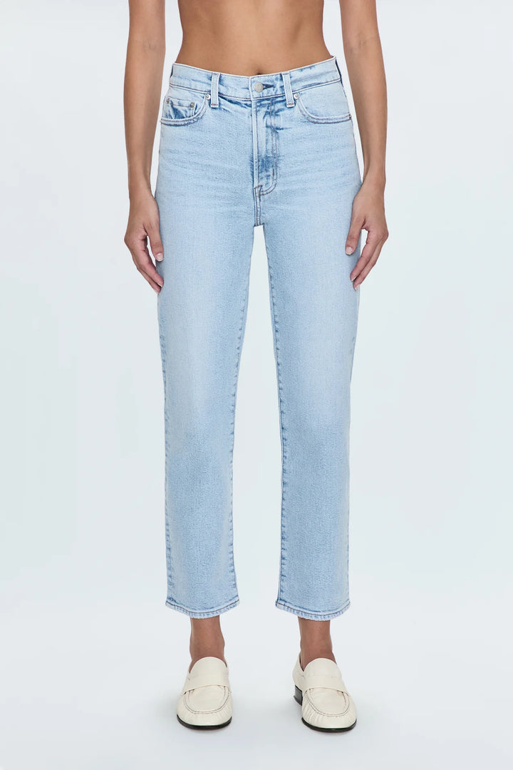 Charlie High Rise Classic Straight Ankle - Sun-Kissed