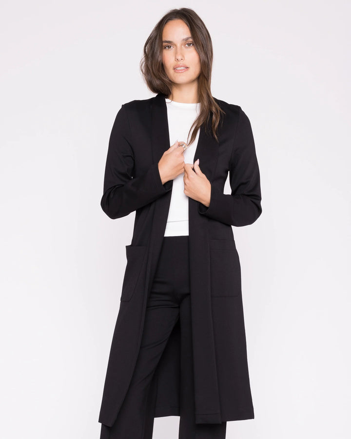 Ponte Knit Smoking Jacket