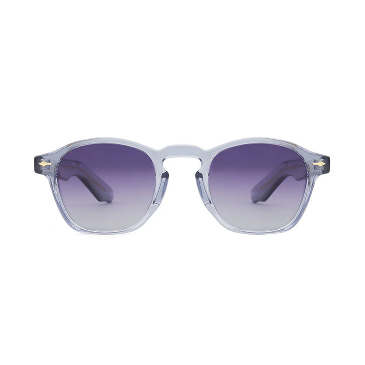 Kylie Sunglasses - Transparent Gray/Gold Accent