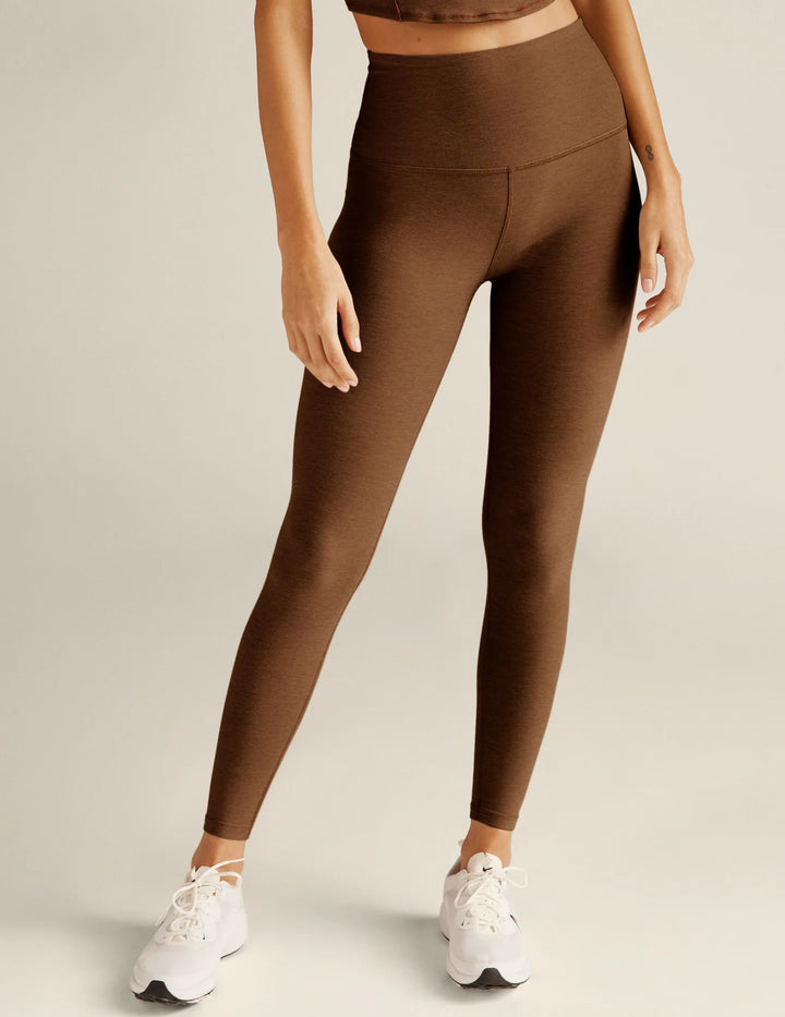 SpaceDye Caught in the Midi HW leggings - Mocha