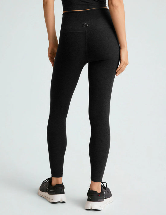 Spacedye Caught Midi HW Leggings - Darkest Night