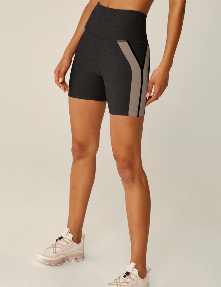 Spacedye Top Line Biker Short - Darkest Night/Birc