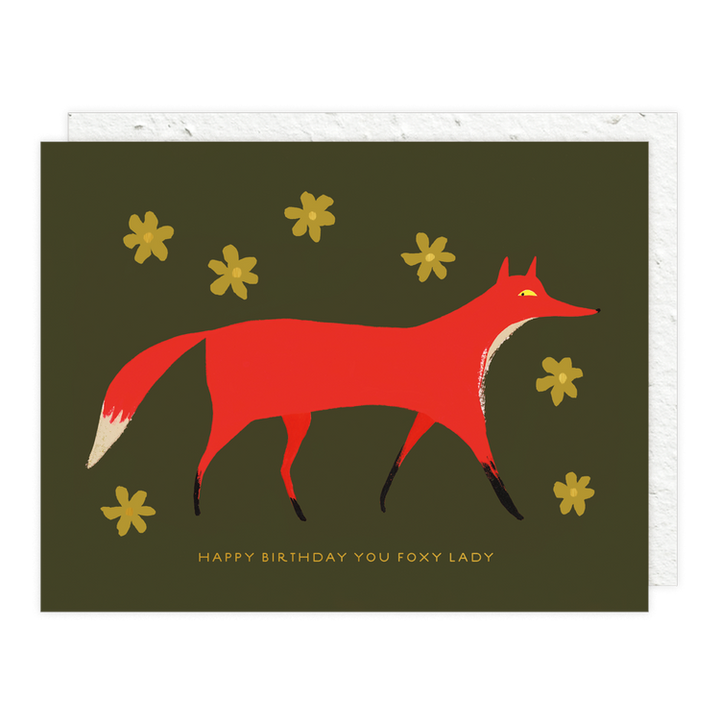 Foxy - Birthday Card