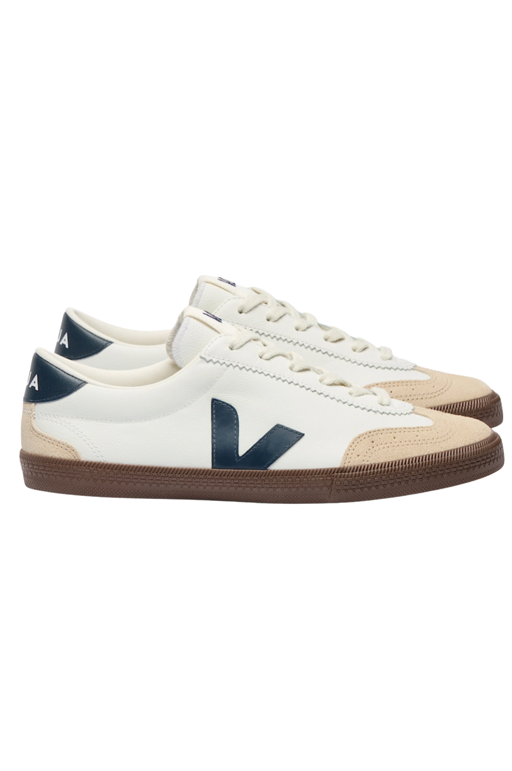 Volley O.T. Leather - White Nautico Bark