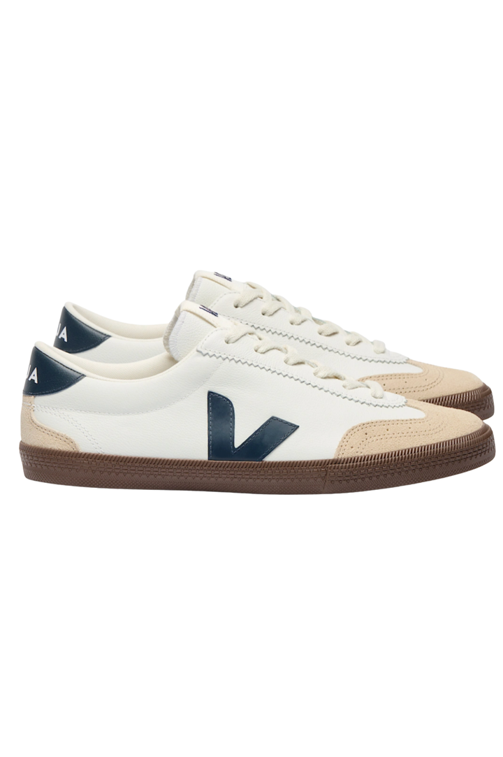 Volley O.T. Leather - White Nautico Bark