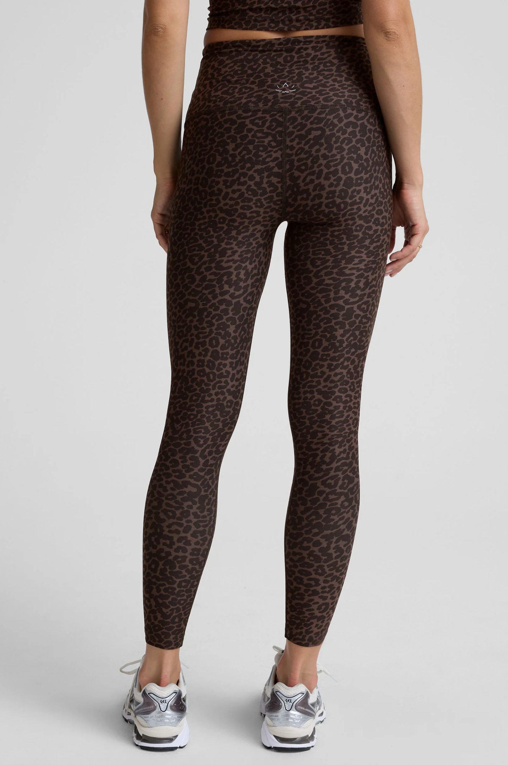 Softmark Caught In The Midi High Waisted Legging - Espresso Leopard