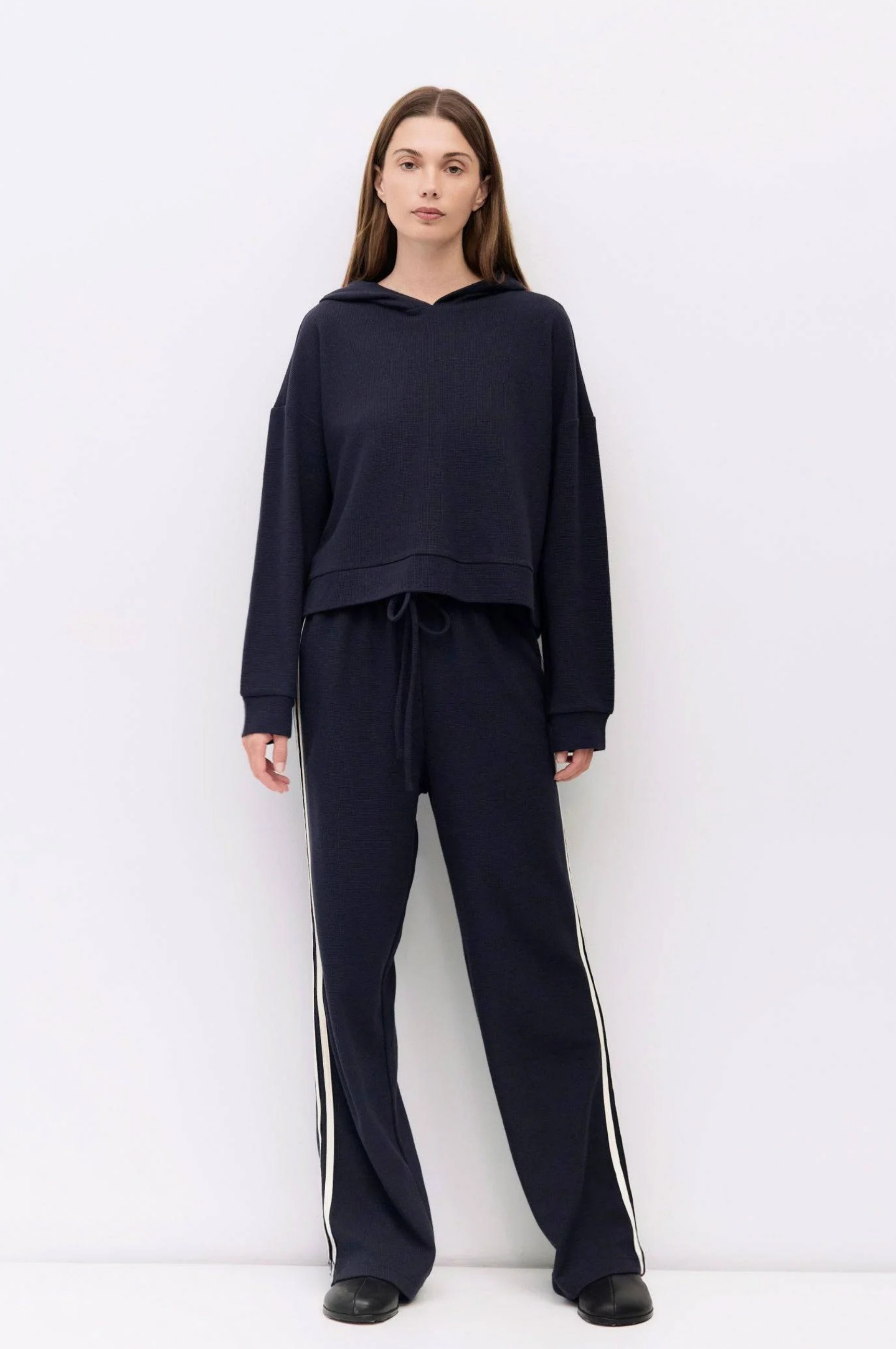 The Enzo Hoodie - Navy