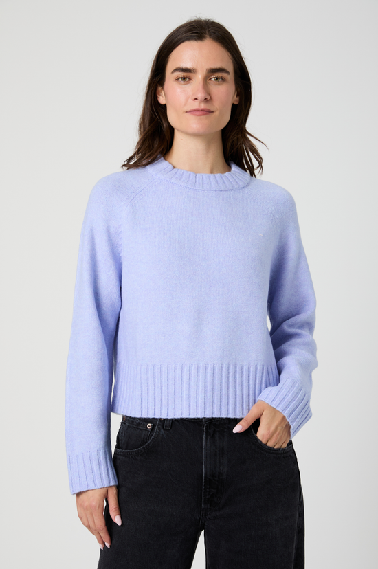 Suzie Crew Neck Jumper - Bluebell