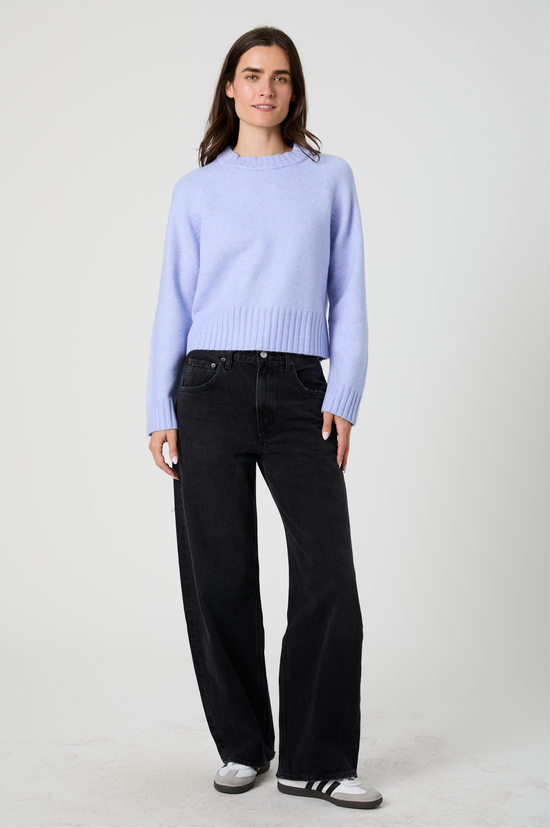 Suzie Crew Neck Jumper - Bluebell