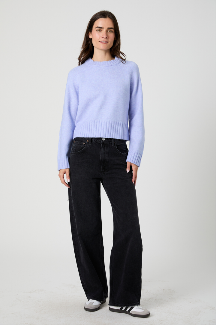 Suzie Crew Neck Jumper - Bluebell