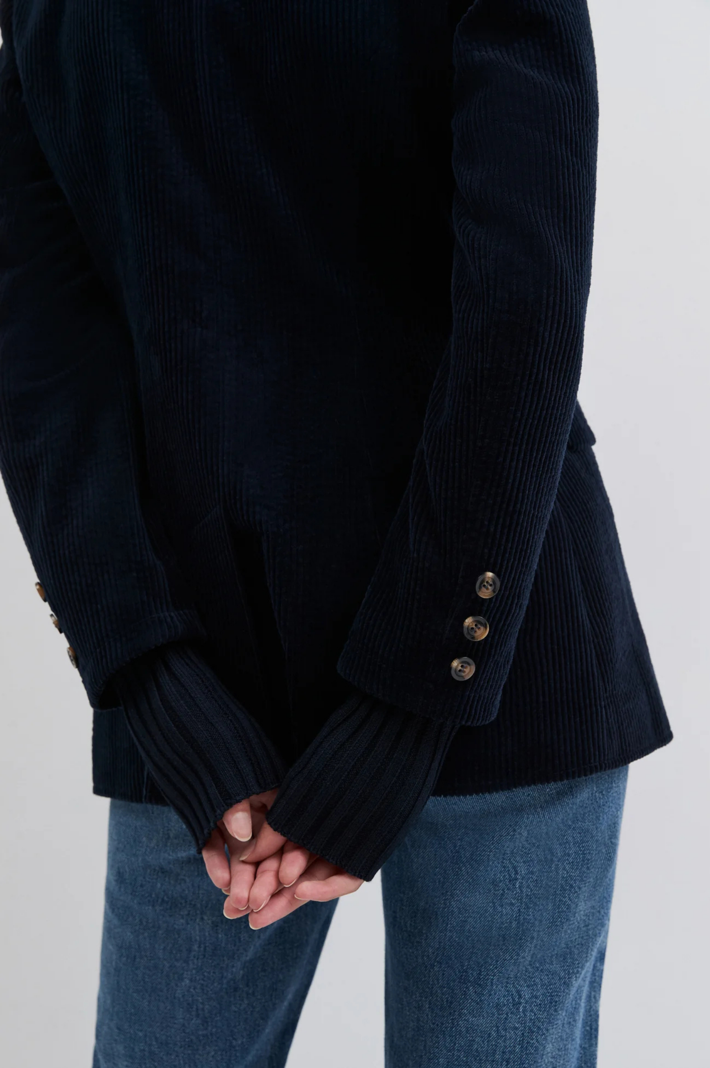 The Cord City Blazer - Navy