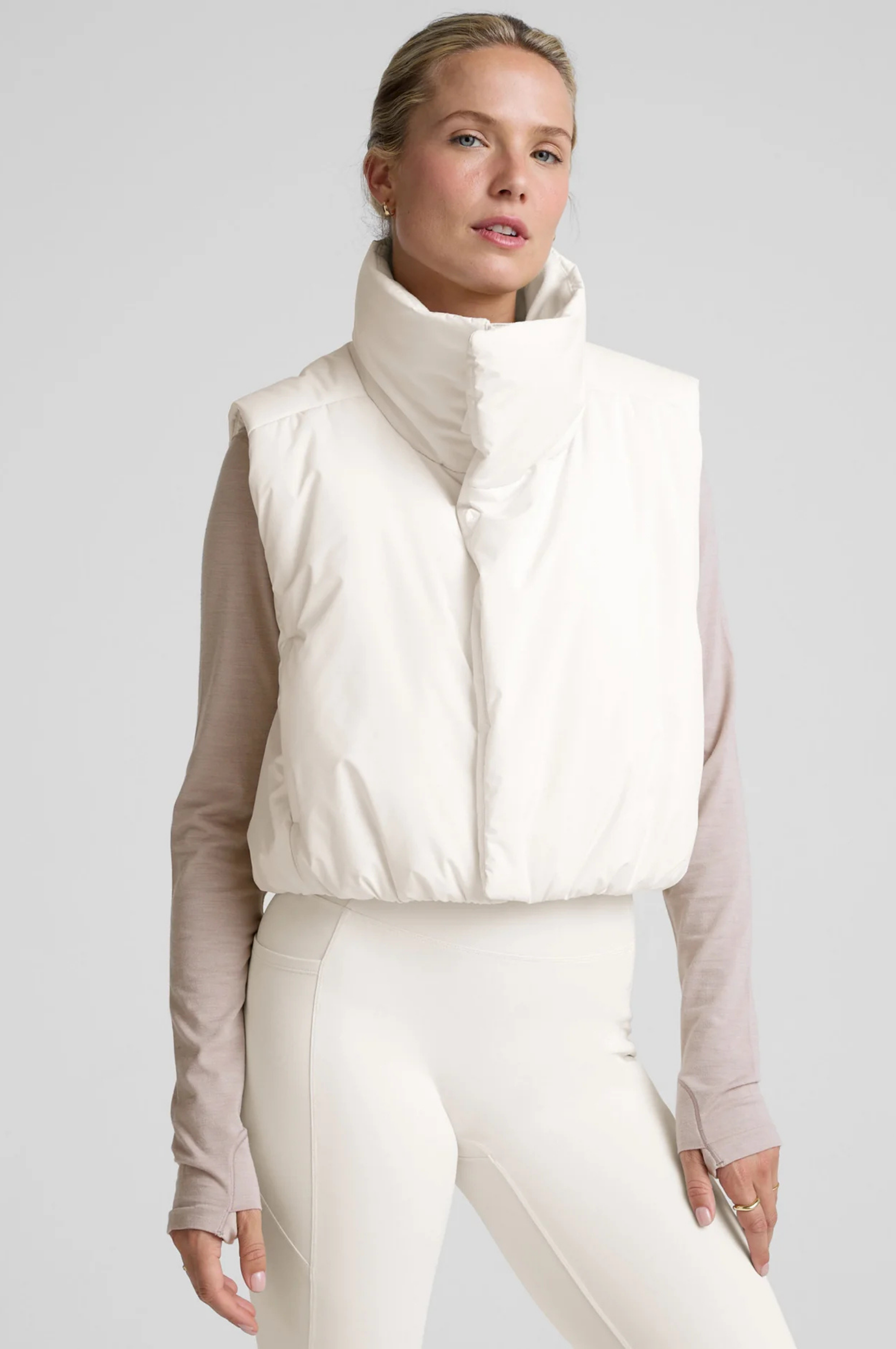 Warm Up Puffer Vest - Glacier