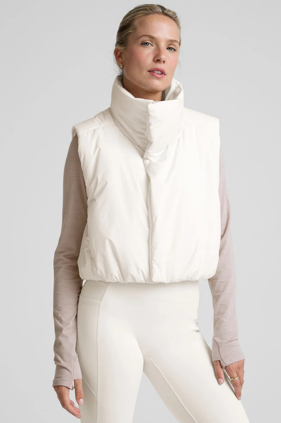 Warm Up Puffer Vest - Glacier