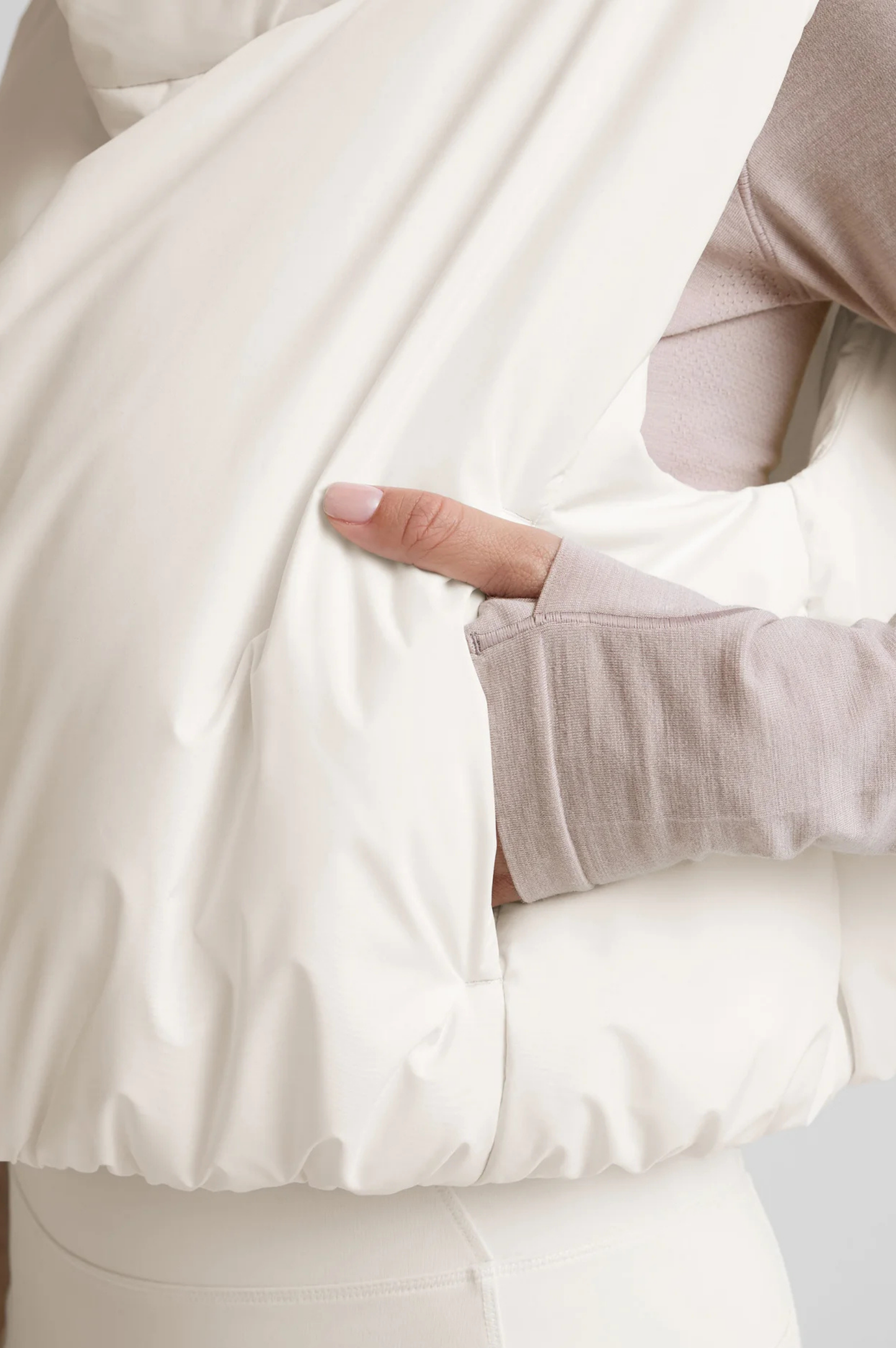 Warm Up Puffer Vest - Glacier