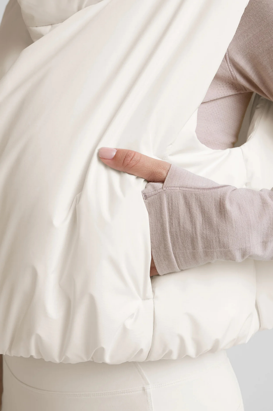 Warm Up Puffer Vest - Glacier