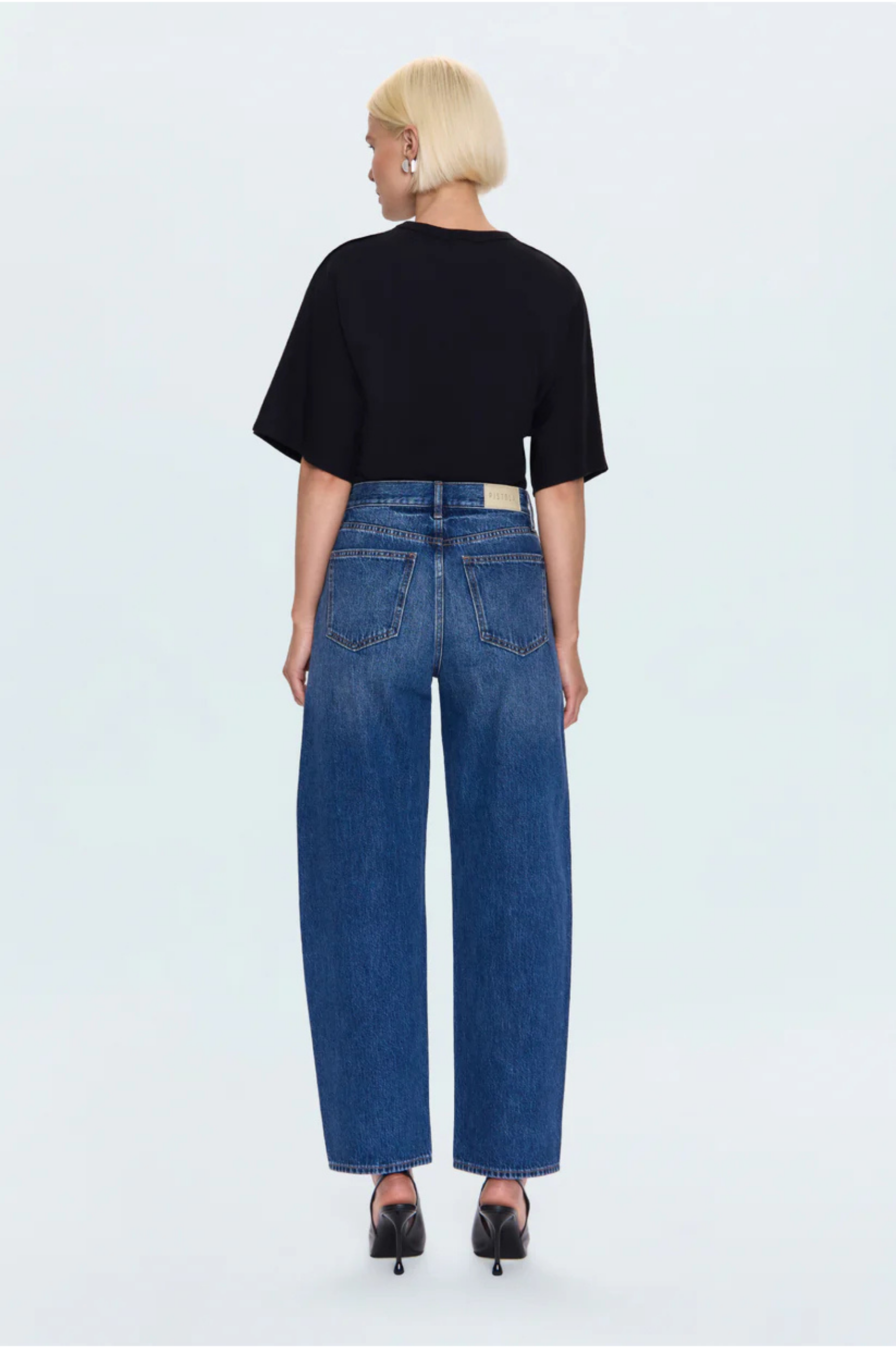 Wes High Rise Barrel Jean - Premiere