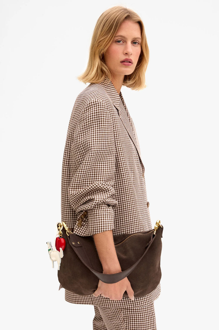 Moyen Messenger - Suede - Chocolate