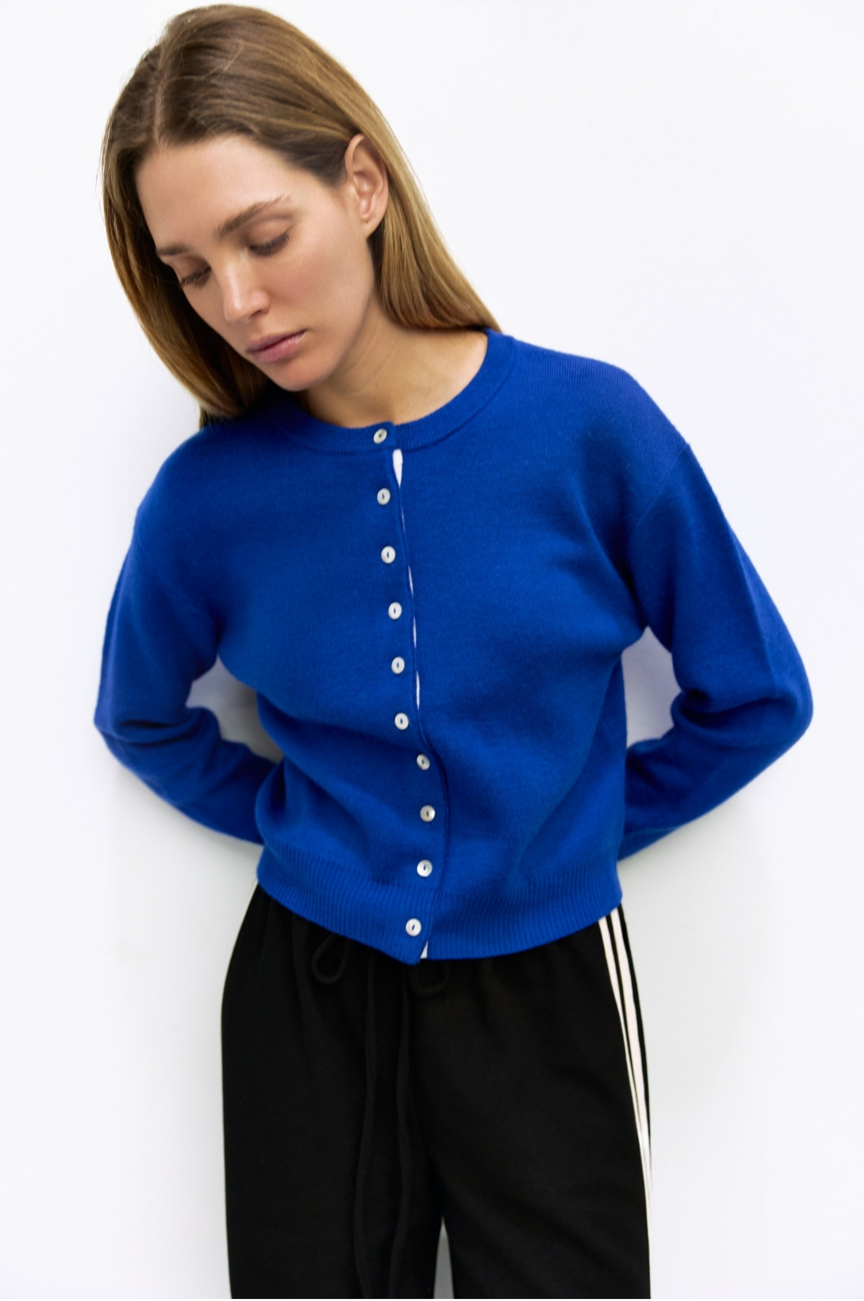 The Malin Cardigan - Cobalt Blue