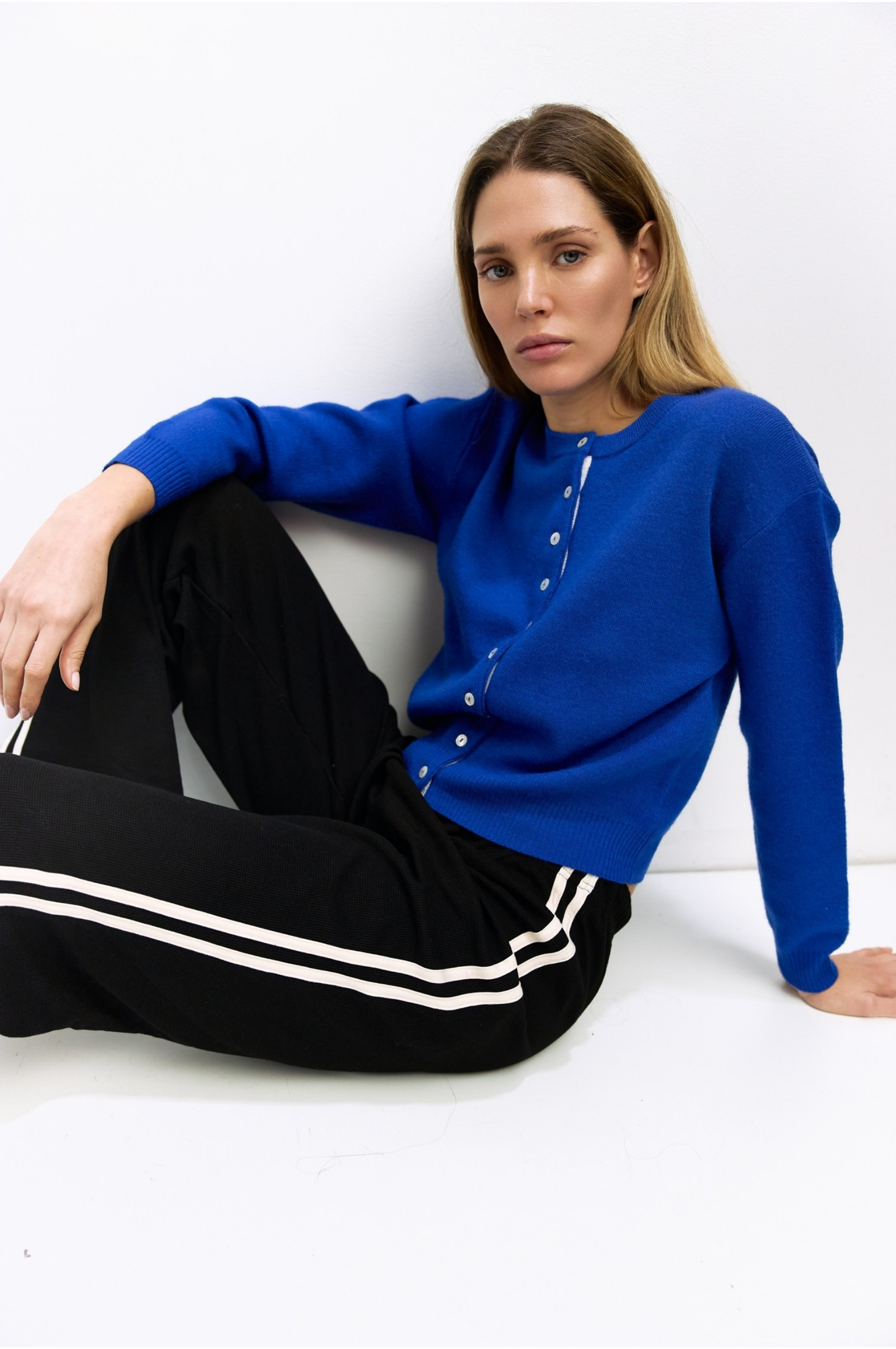 The Malin Cardigan - Cobalt Blue