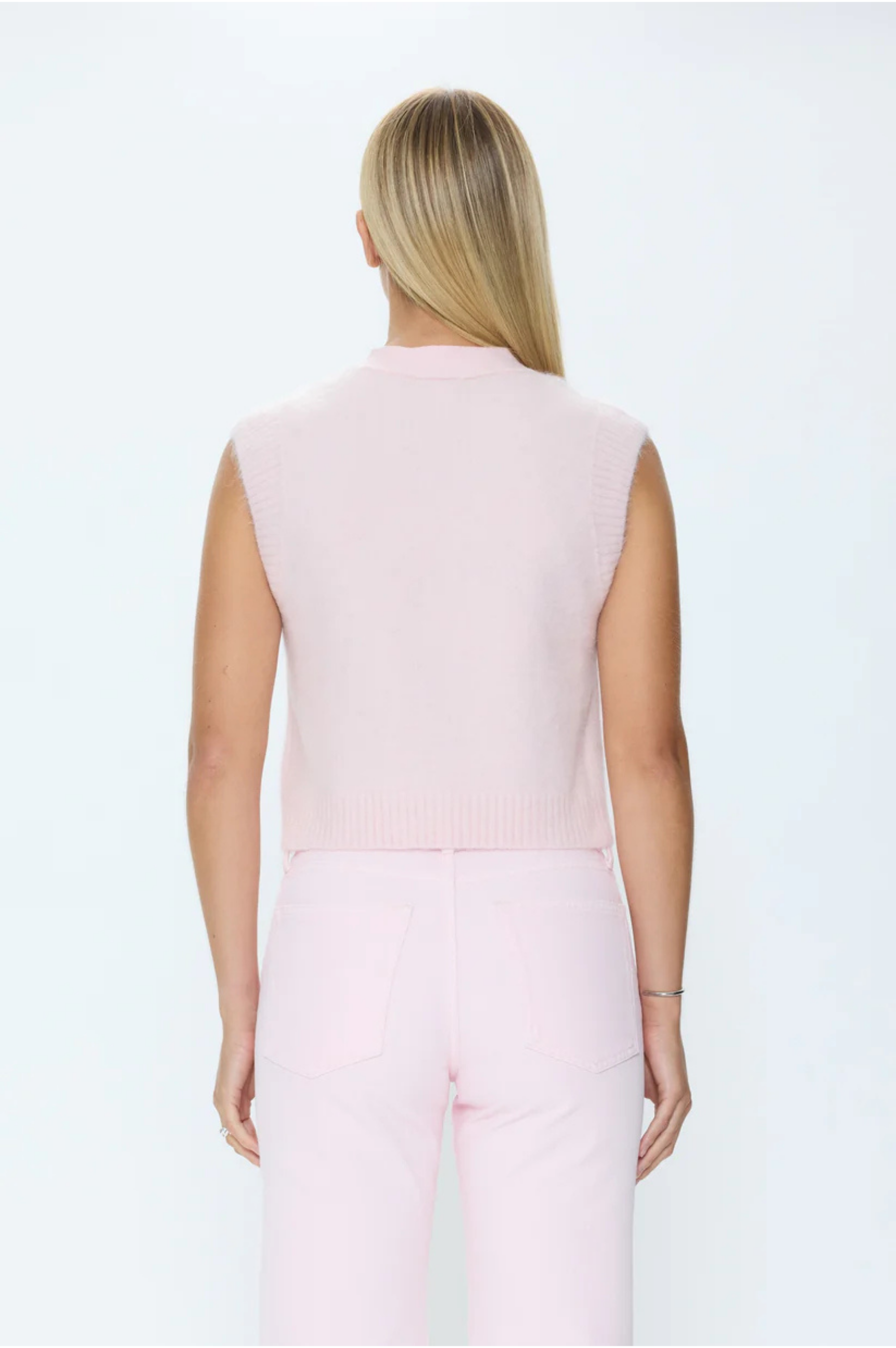 Maxine Sweater Vest - Blush