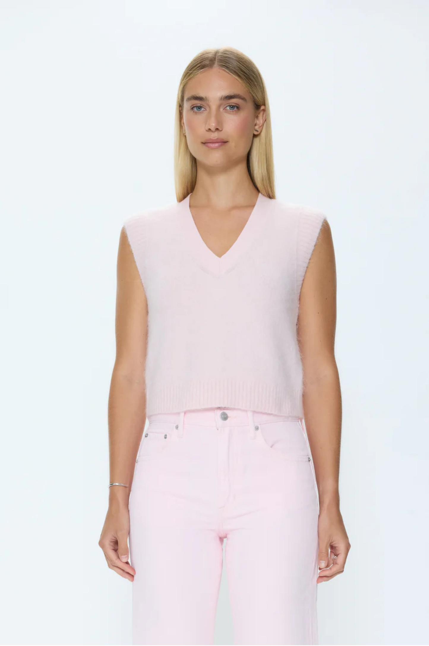 Maxine Sweater Vest - Blush