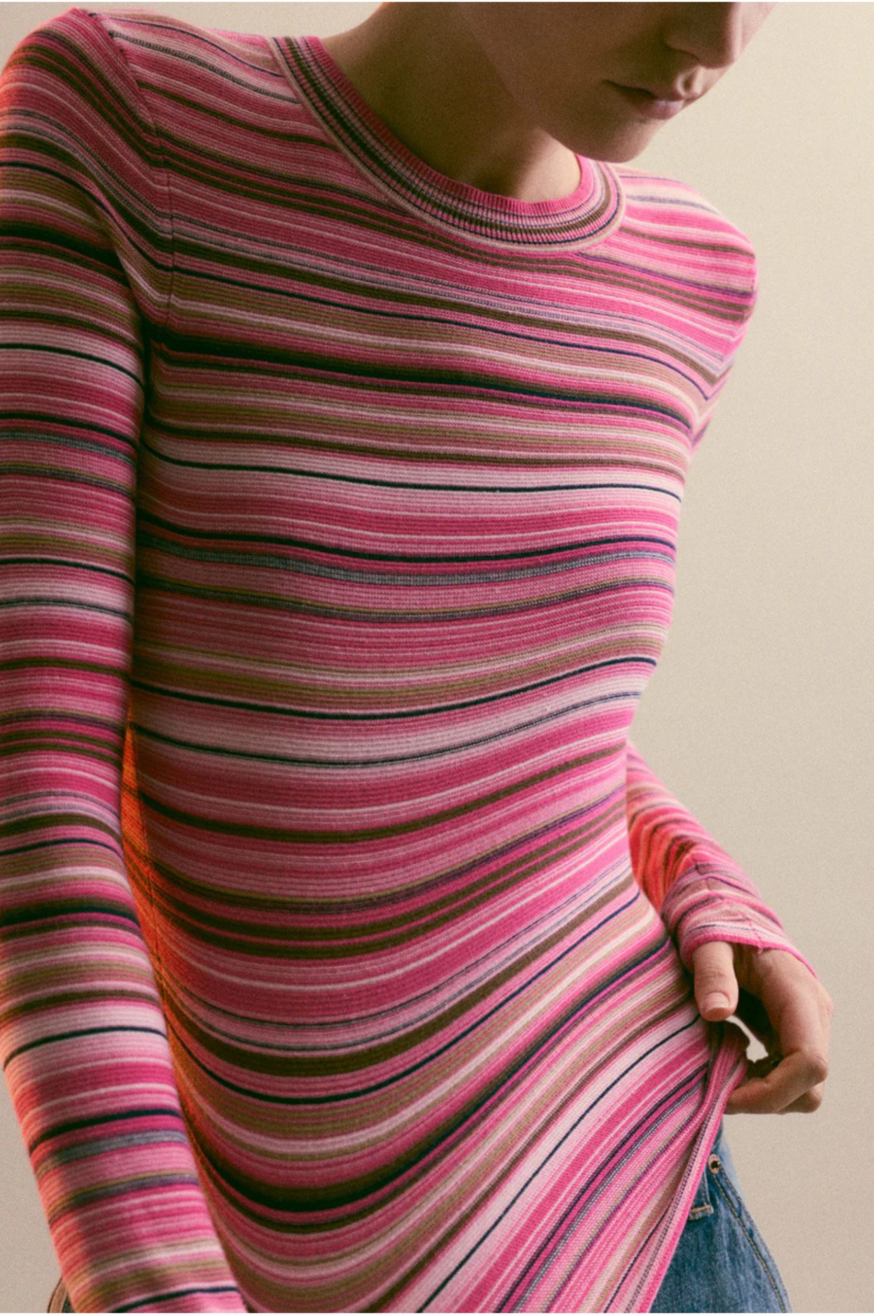 Madison Long Sleeve Crew Neck Sweater