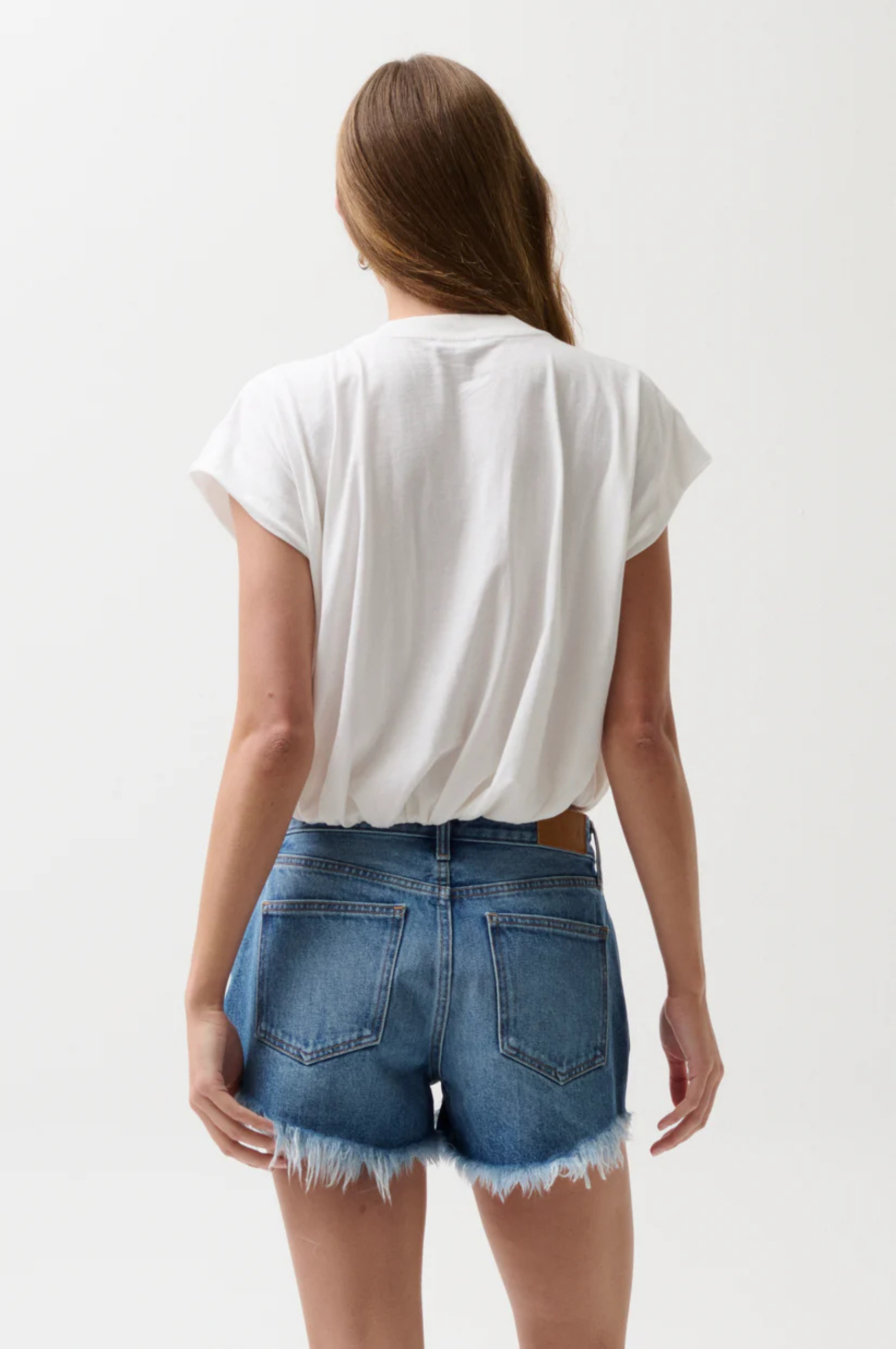 Millie Bubble Tee - Le Blanc