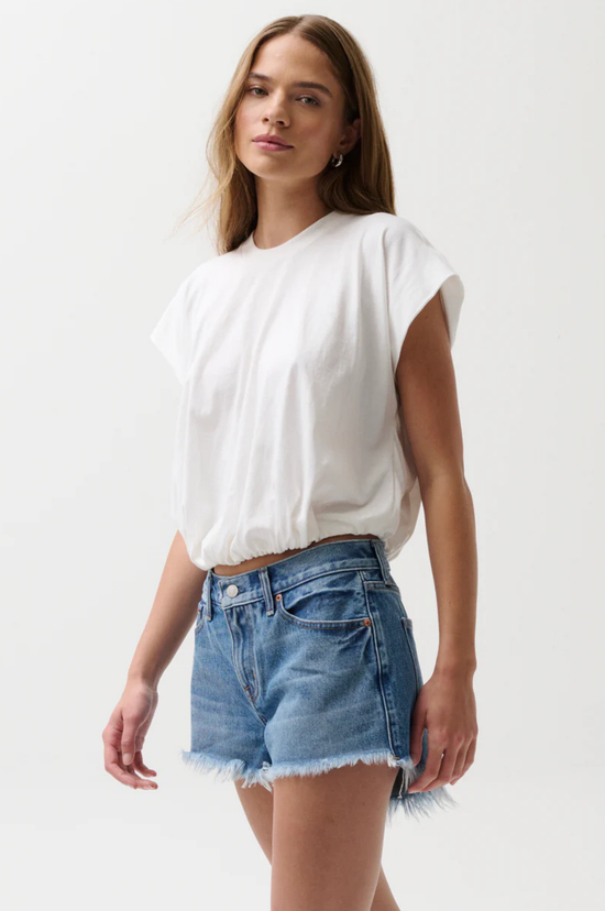 Millie Bubble Tee - Le Blanc