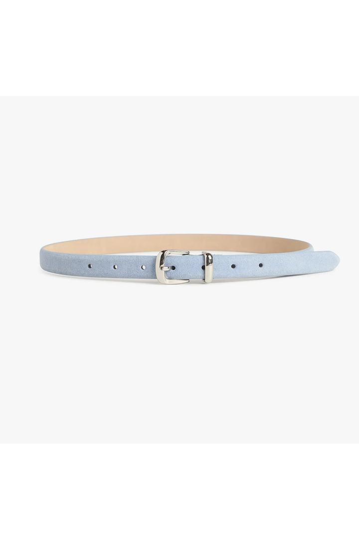 The Dottie Belt - Soft Blue/Polished
