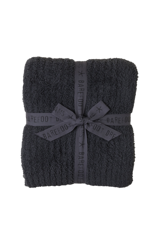 CozyChic Ribbed Throw - Carbon