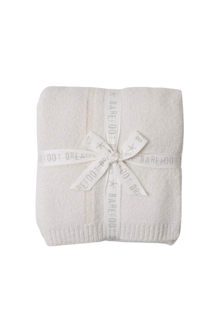 Cotton Tonal Plaid Throw - Cream