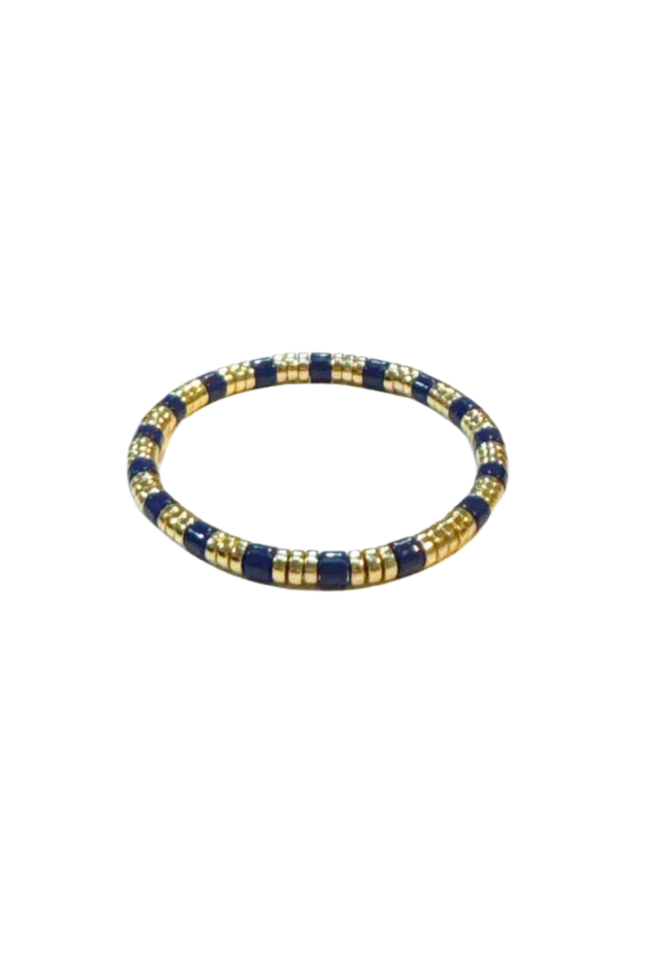 Santorini Stretch Bracelets - Navy
