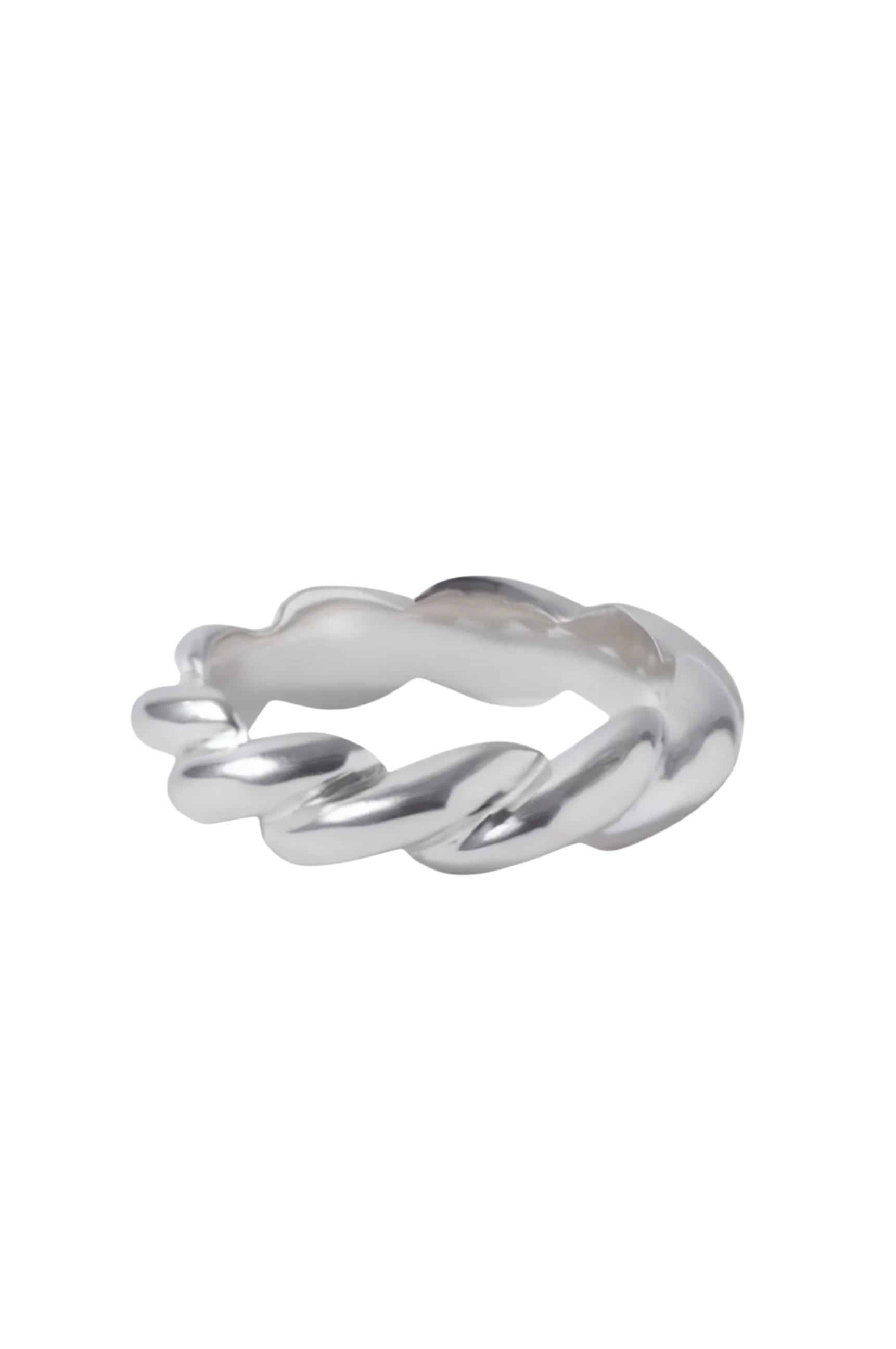 Twisted Bangle - Silver