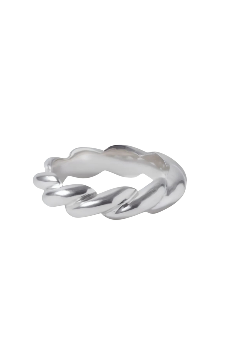 Twisted Bangle - Silver