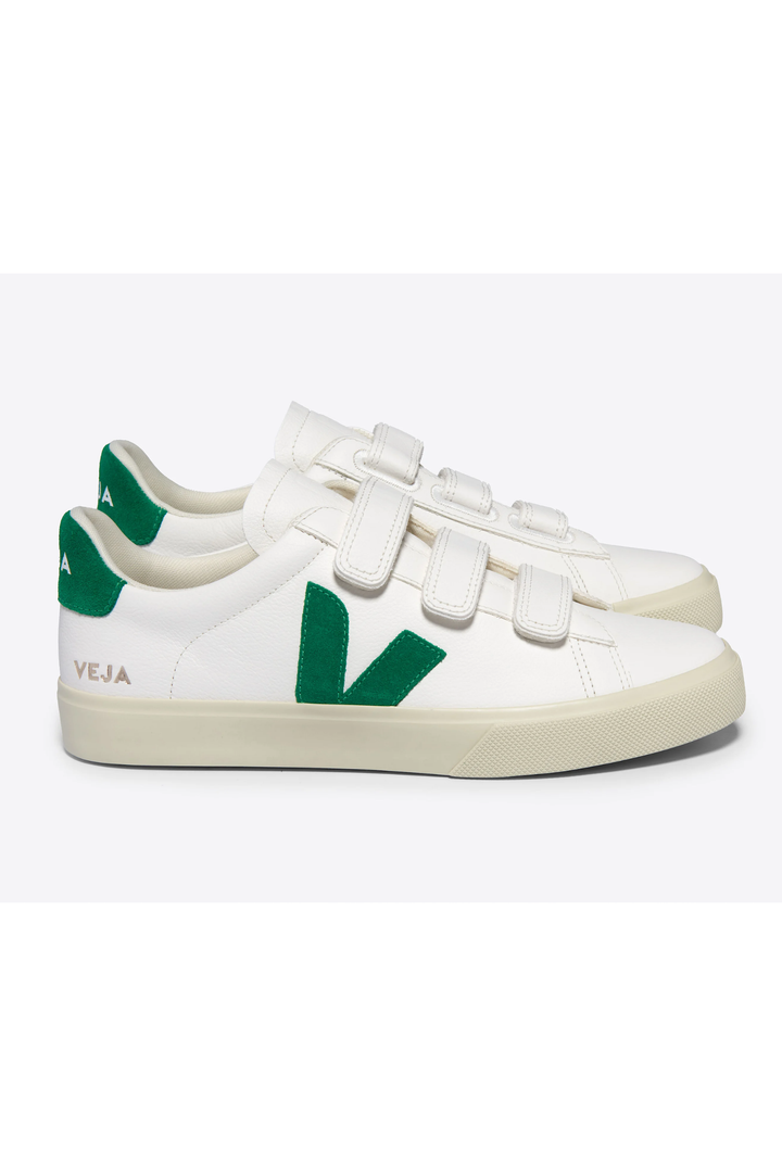 Recife Logo Leather - White Emeraude