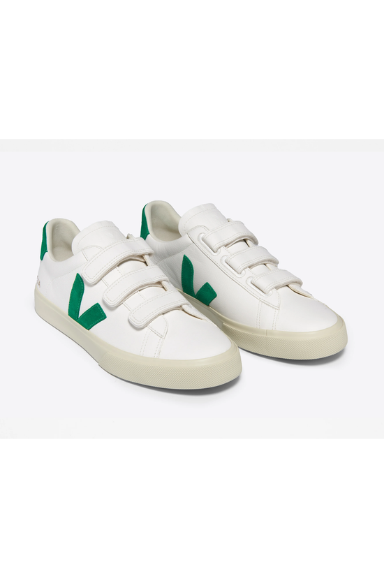 Recife Logo Leather - White Emeraude