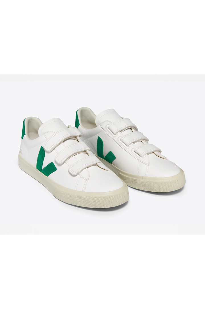 Recife Logo Leather - White Emeraude
