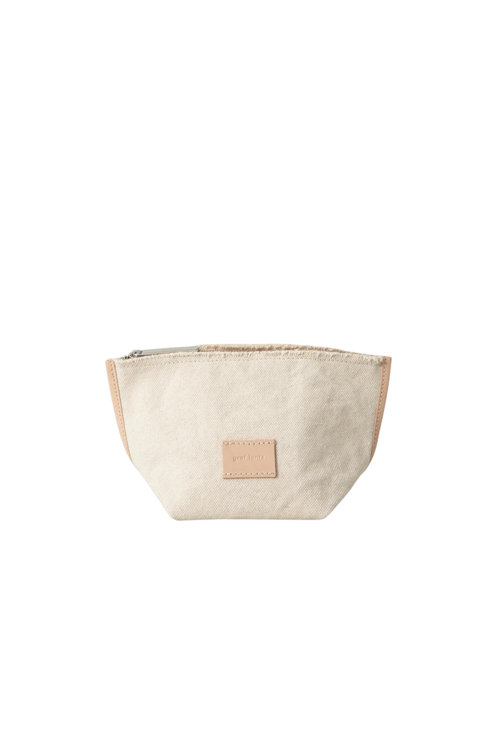 Hana Canvas Pouch - Natural