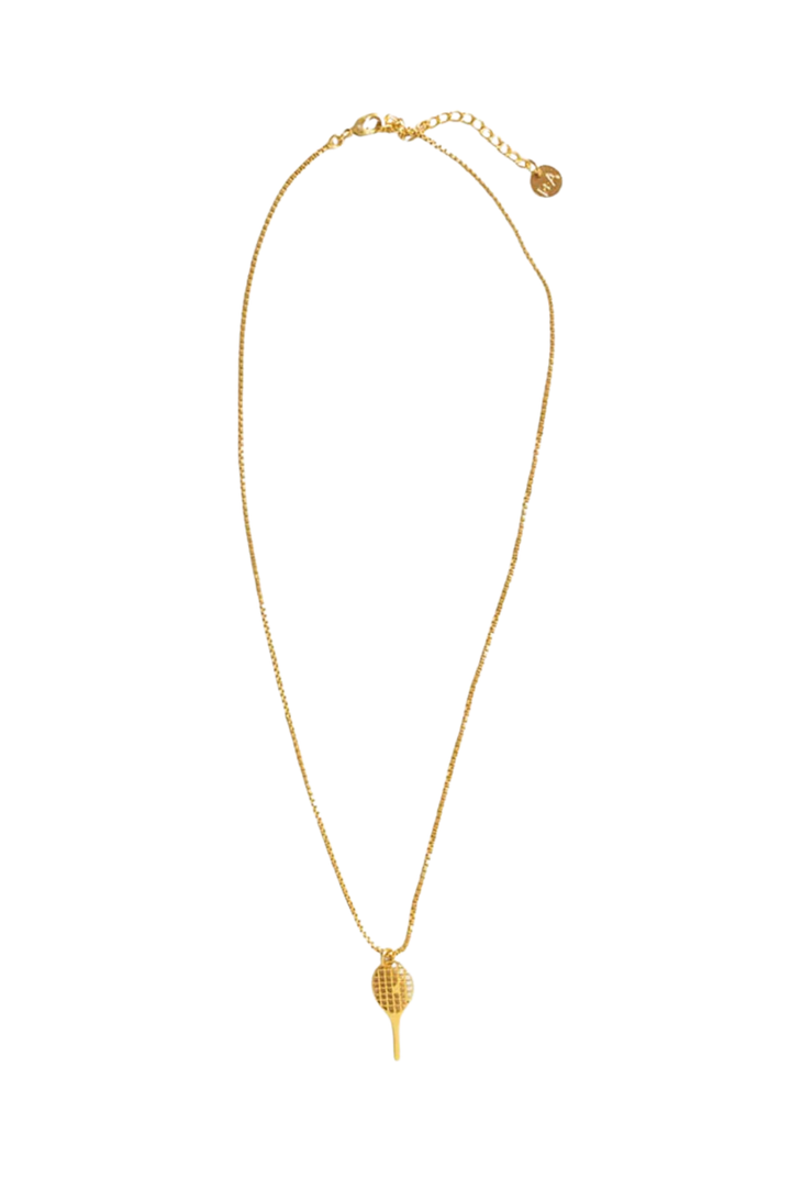 Alice Tennis Racket Pendant Necklace