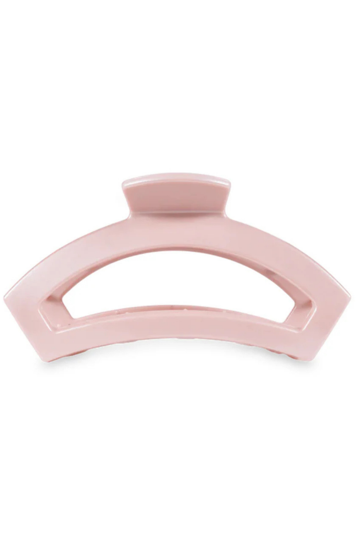 Large Open Hair Clip - Pearly Pink